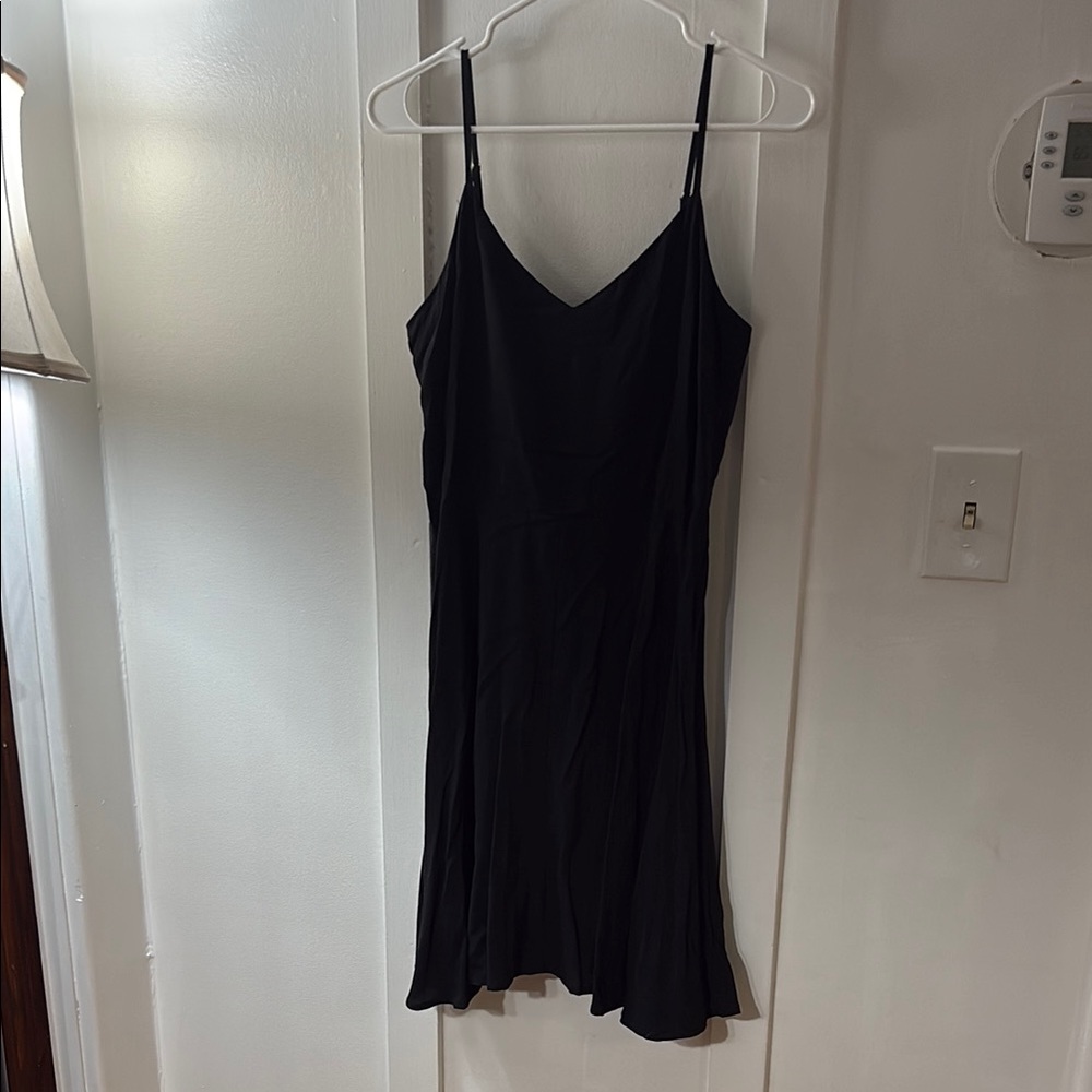 GAP Black Spaghetti Strap Dress